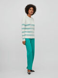 Vila STRIPED KNITTED PULLOVER, White Alyssum, highres - 14079691_WhiteAlyssum_987122_005.jpg