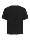 VILA VIPLISA PLEATED SHORT SLEEVED TOP, Black Beauty, highres - 14089481_BlackBeauty_002.jpg