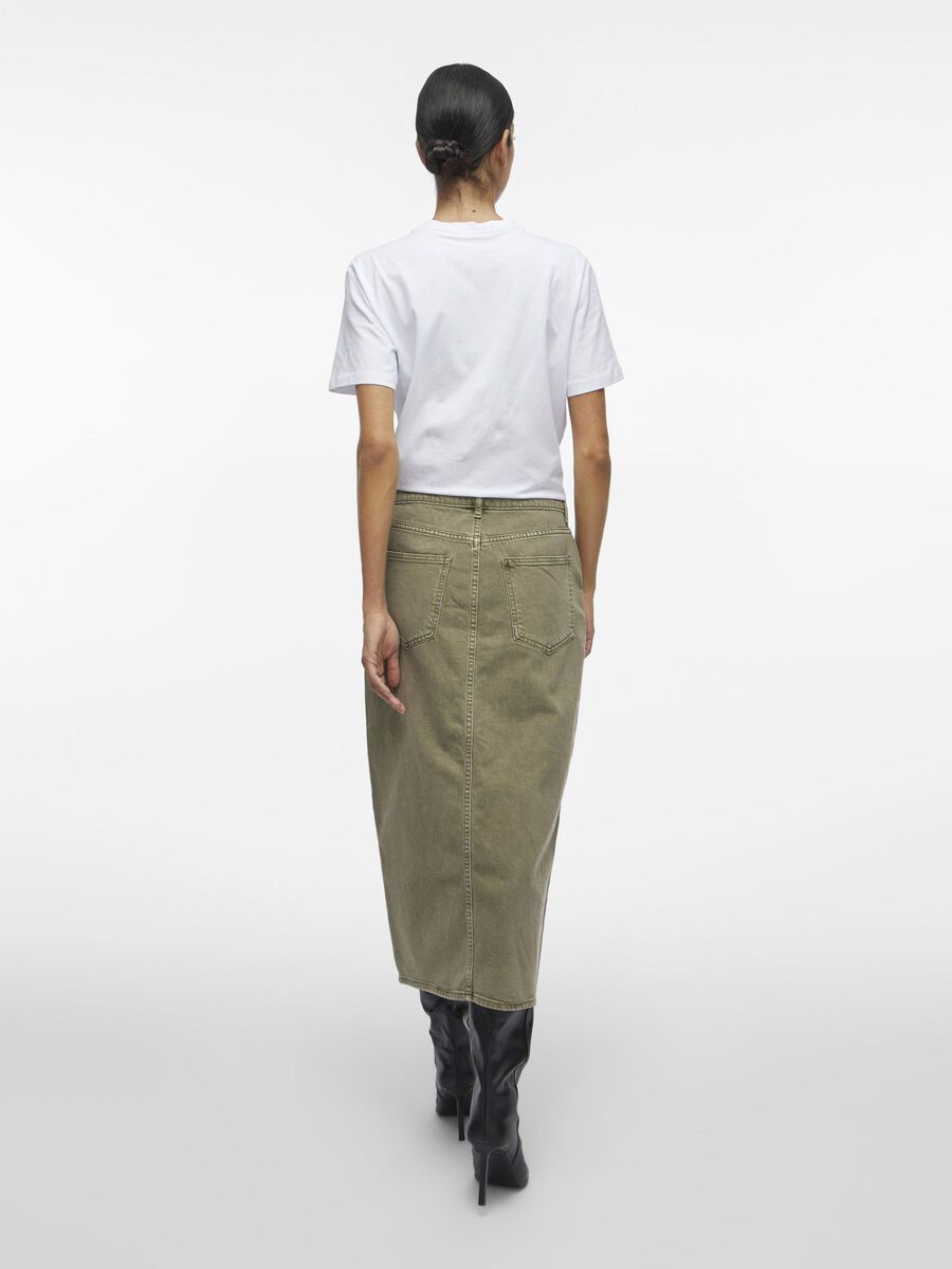 VILA DENIM MIDI SKIRT, Capulet Olive, highres - 14104698_CapuletOlive_004.jpg