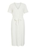 VILA SHORT SLEEVED MIDI DRESS, Snow White, highres - 14096276_SnowWhite_001.jpg