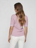 VILA SHORT-SLEEVED KNITTED TOP, Winsome Orchid, highres - 14084421_WinsomeOrchid_004.jpg