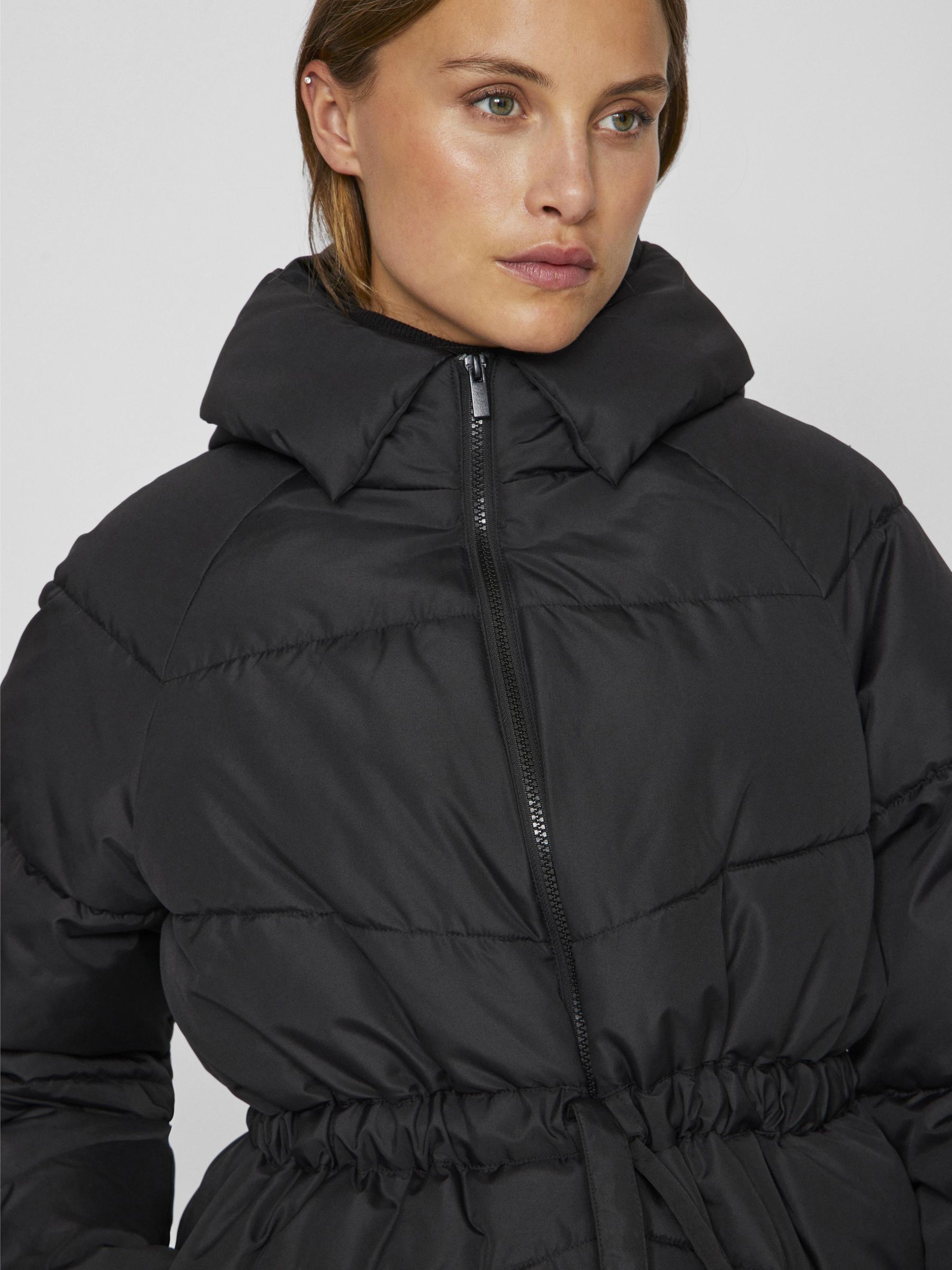 Hooded drawstring jacket 2025