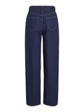 VILA AVEC CEINTURE JEAN TAILLE HAUTE, Dark Blue Denim, highres - 14102640_DarkBlueDenim_002.jpg