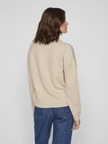 VILA V-NECK KNITTED PULLOVER, Feather Gray, highres - 14107431_FeatherGray_1188959_004.jpg