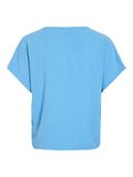 VILA ROUND NECK SHORT SLEEVED TOP, Blissful Blue, highres - 14101663_BlissfulBlue_002.jpg