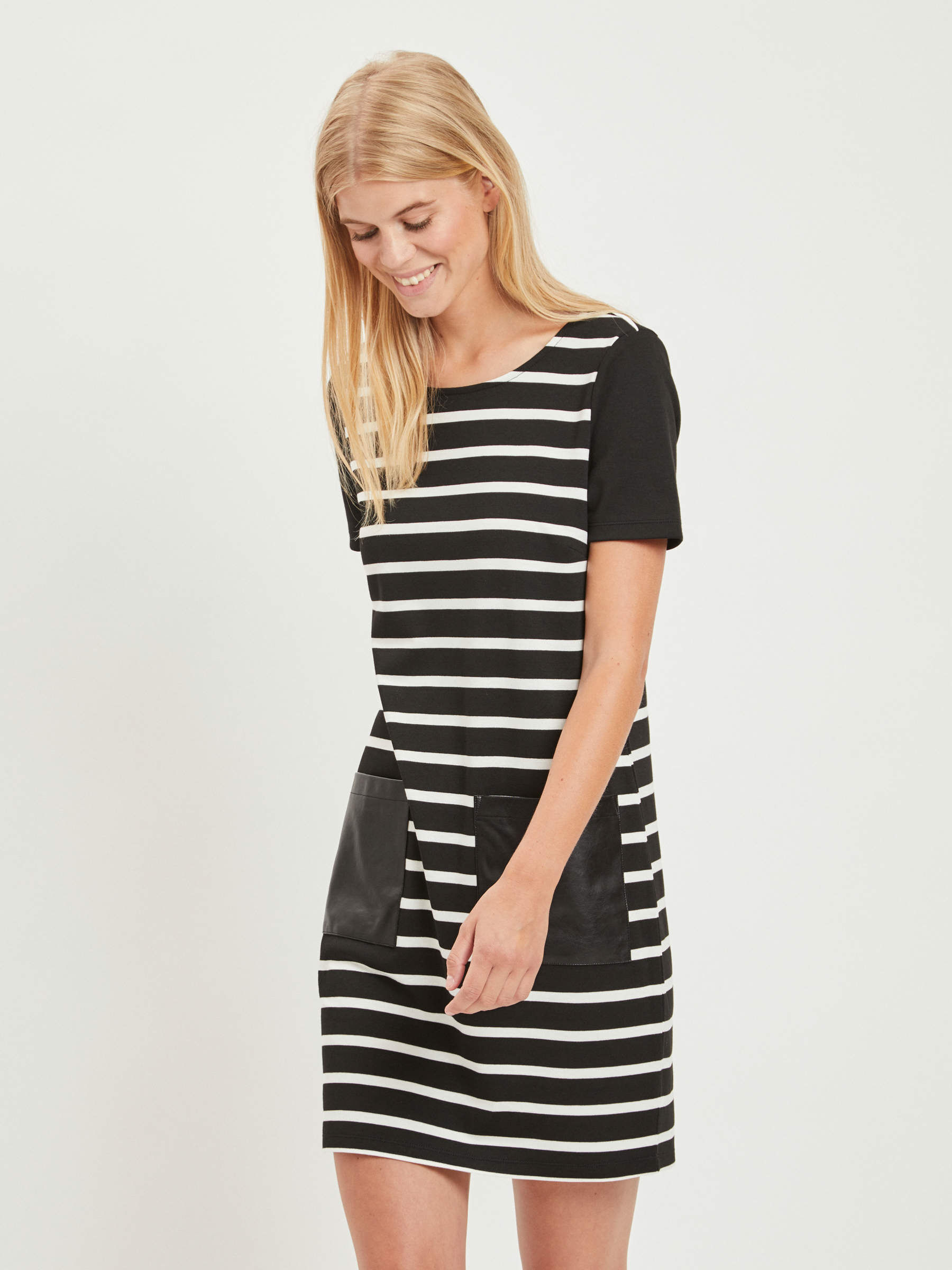 Vila best sale gestreepte jurk
