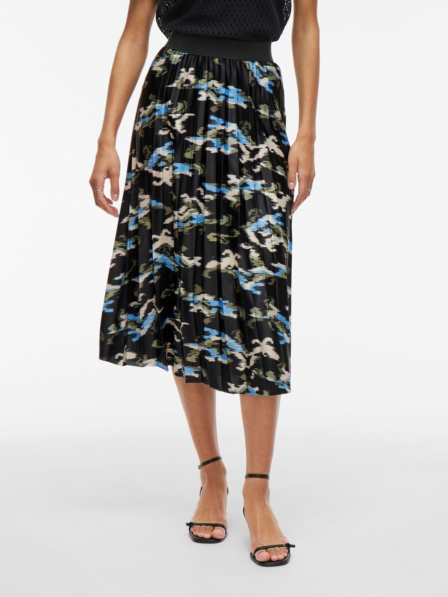 VILA VINITBAN PLEATED MIDI SKIRT, Black Beauty, highres - 14068477_BlackBeauty_1194115_003.jpg