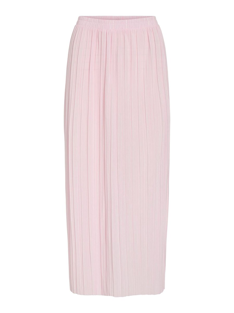 VILA VIPLISA HIGH WAIST MIDDELLANGE ROK, Cherry Blossom, highres - 14111136_CherryBlossom_001.jpg