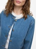 VILA BUTTONED DENIM JACKET, Light Blue Denim, highres - 14103789_LightBlueDenim_006.jpg