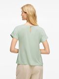 VILA VIELLETTE BOATNECK SHORT SLEEVED TOP, Swamp, highres - 14110009_Swamp_004.jpg