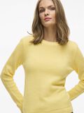 VILA VIDALO BASIC KNITTED PULLOVER, Pale Banana, highres - 14082767_PaleBanana_007.jpg