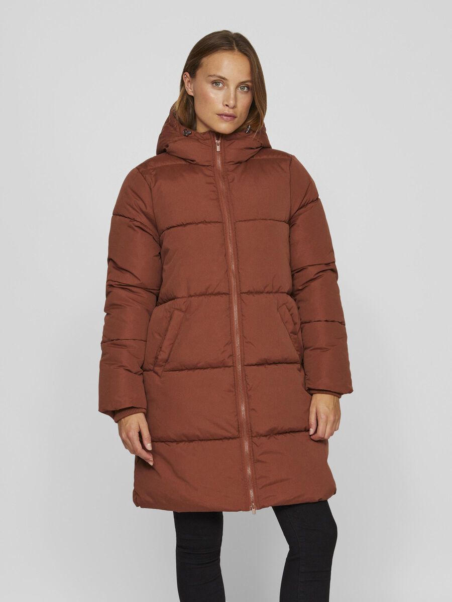 VILA HOODED COAT, Tortoise Shell, highres - 14103254_TortoiseShell_003.jpg