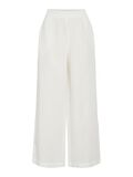 VILA VILANIA - TAILLE HAUTE PANTALON À JAMBE AMPLE, Snow White, highres - 14105427_SnowWhite_001.jpg