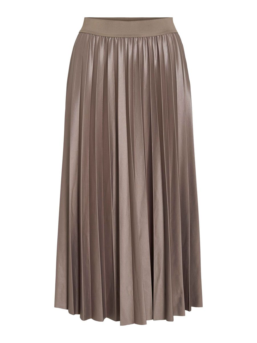 VILA VINITBAN PLEATED MIDI SKIRT, Falcon, highres - 14063241_Falcon_001.jpg
