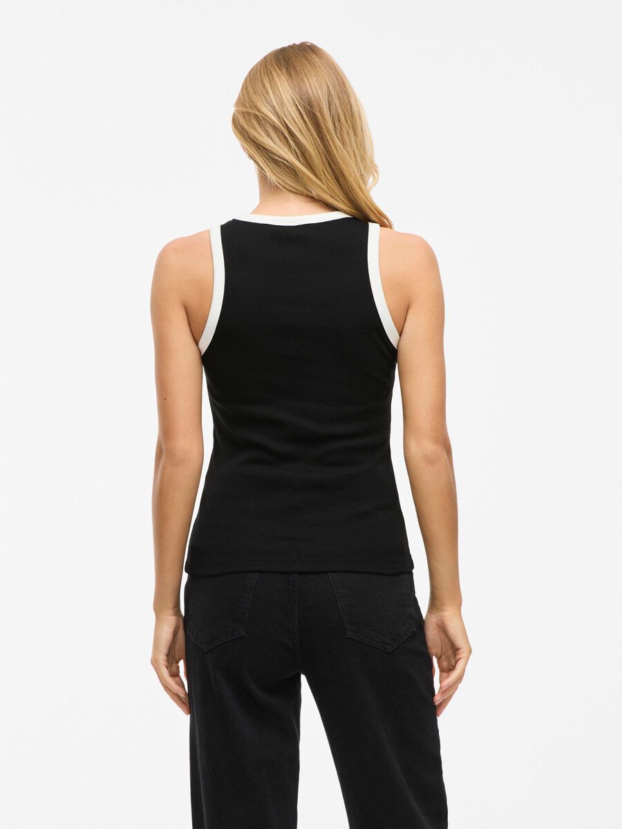 VILA VISOLA ROUND NECK SLEEVELESS TOP, Black Beauty, highres - 14101757_BlackBeauty_1199443_004.jpg