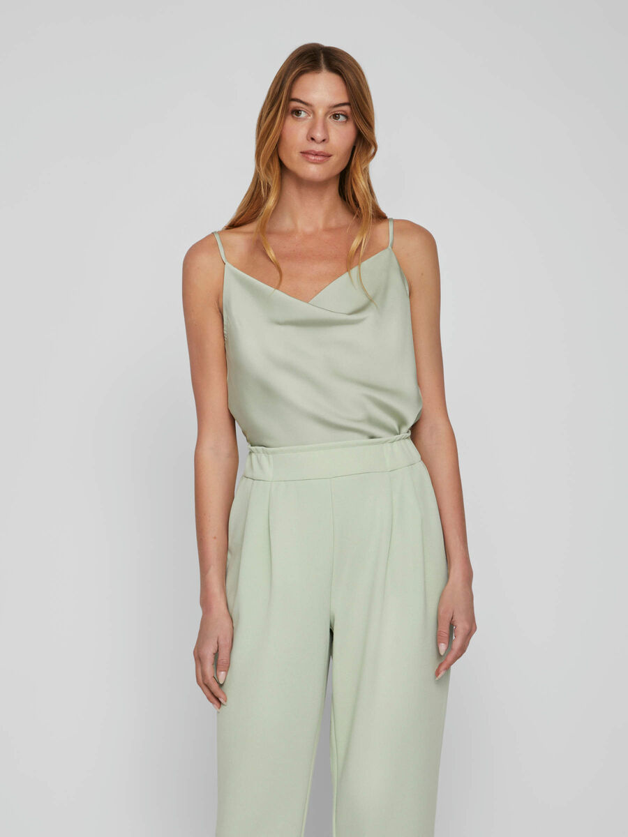 Vila SINGLET STRAP TOP, Desert Sage, highres - 14085600_DesertSage_003.jpg