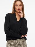VILA V-NECK LONG SLEEVED TOP, Black Beauty, highres - 14109747_BlackBeauty_006.jpg