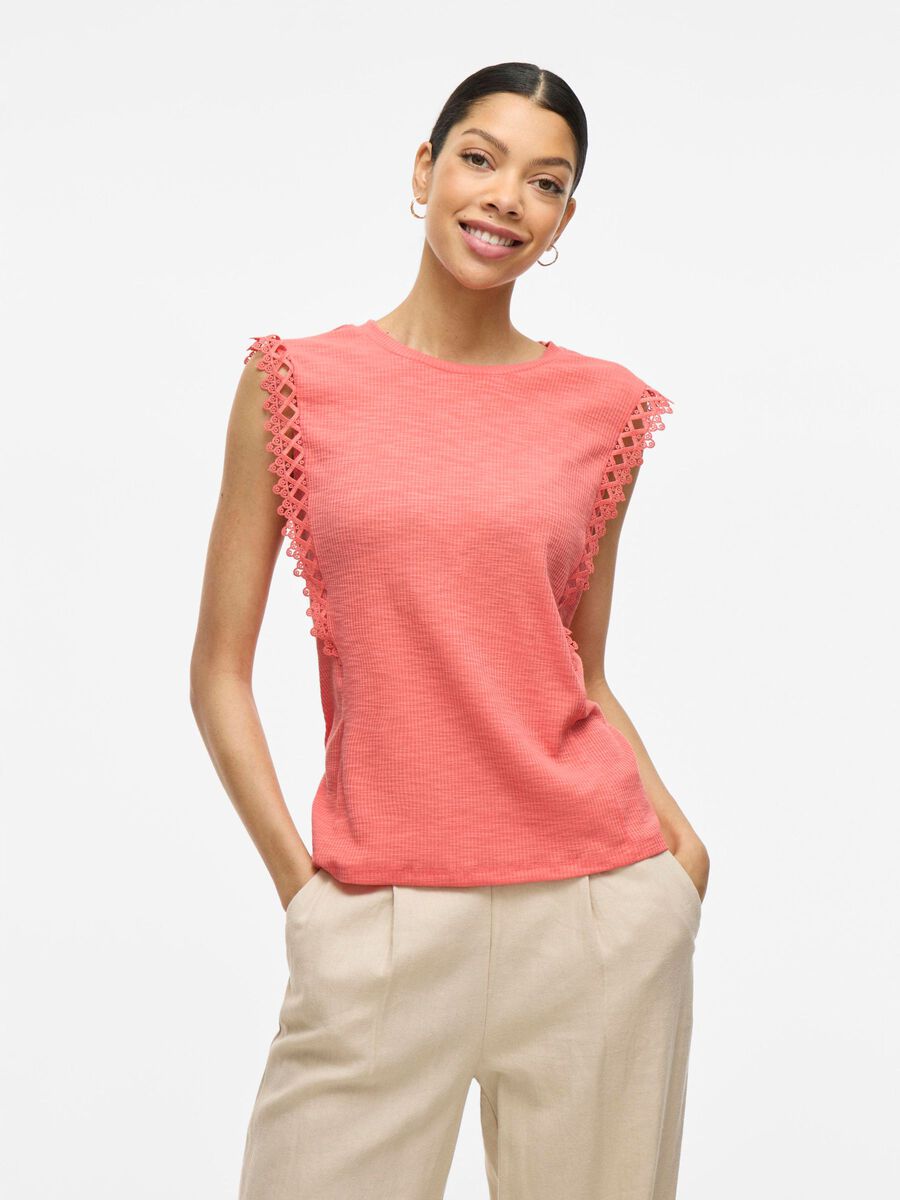 VILA ROUND NECK SLEEVELESS TOP, Dubarry, highres - 14105239_Dubarry_003.jpg