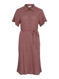 Vila SHORT SLEEVED  SHIRT DRESS, Rose Brown, highres - 14103249_RoseBrown_001.jpg