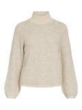 Product image thumbnail - HÖG HALS STICKAD TRÖJA, Eggnog | 6