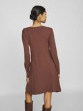 VILA STRIKKET KORT KJOLE, Shaved Chocolate, highres - 14103191_ShavedChocolate_004.jpg