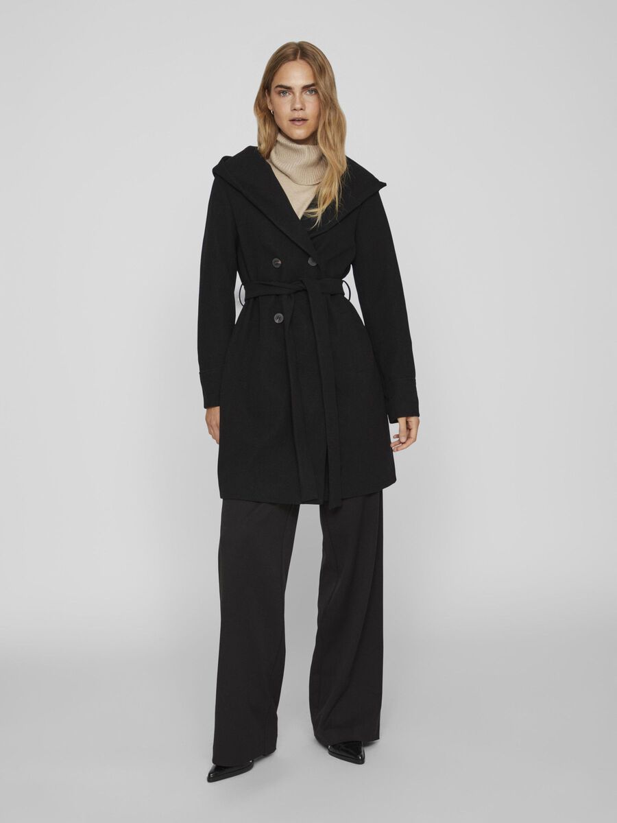 Vila HOODED COAT, Black, highres - 14088269_Black_003.jpg