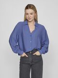 VILA VIDOMIRA V-NECK LONG SLEEVED SHIRT, Bijou Blue, highres - 14095705_BijouBlue_003.jpg