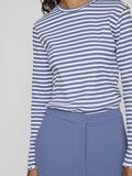 VILA VITHESSA RIBBED LONG SLEEVED TOP, Bijou Blue, highres - 14084649_BijouBlue_1040668_007.jpg