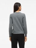 Product image thumbnail - VIKERRY ROUND NECK KNITTED PULLOVER, Medium Grey Melange | 2