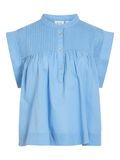 VILA DISEÑO CORTO CAMISA SIN MANGAS, Blissful Blue, highres - 14105236_BlissfulBlue_001.jpg