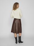 Vila HIGH WAIST COATED SKIRT, Shaved Chocolate, highres - 14091450_ShavedChocolate_004.jpg