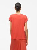 VILA VIELLETTE SHORT SLEEVED TOP, Paprika, highres - 14059563_Paprika_004.jpg