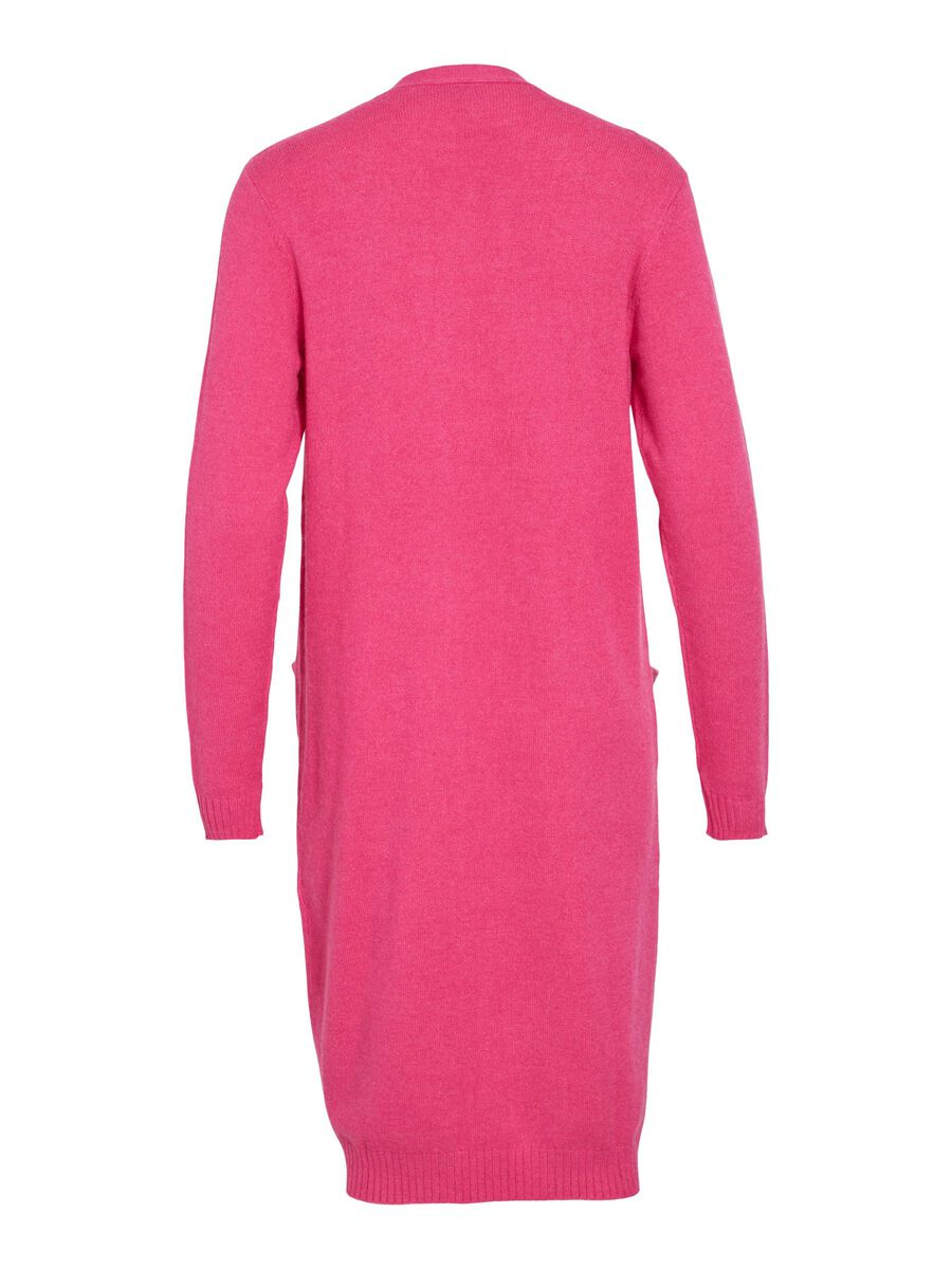 VILA VIRIL LONGLINE STRICKJACKE, Magenta, highres - 14042770_Magenta_1108613_002.jpg