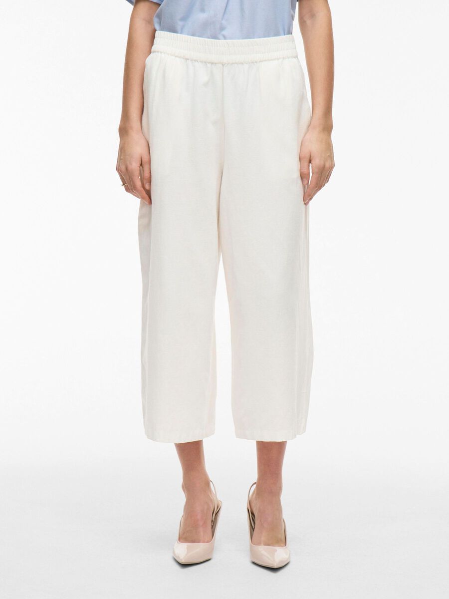 VILA HIGH WAIST CROPPED HOSE, Snow White, highres - 14096234_SnowWhite_003.jpg