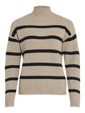 VILA VIRIL GESTREIFTER STRICKPULLOVER, Natural Melange, highres - 14091615_NaturalMelange_1070769_001.jpg