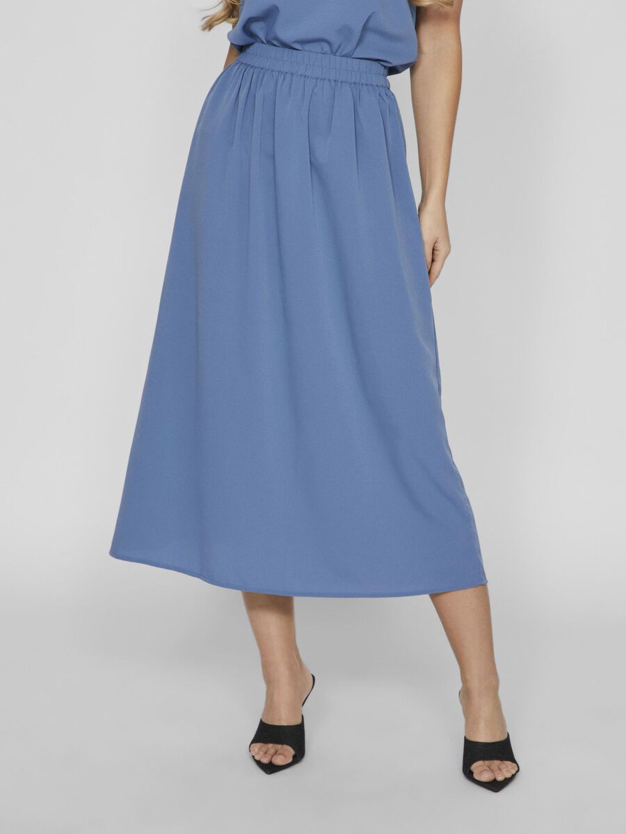 VILA HIGH WAIST MIDI SKIRT, Coronet Blue, highres - 14099287_CoronetBlue_003.jpg