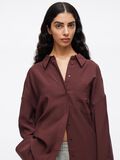VILA OVERSIZED LONG SLEEVED SHIRT, Decadent Chocolate, highres - 14107846_DecadentChocolate_008.jpg
