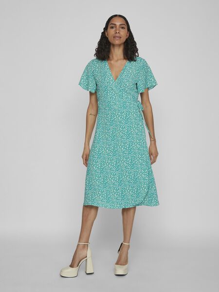 Vila SHORT SLEEVED WRAP DRESS, Alhambra, highres - 14059666_Alhambra_1054419_003.jpg