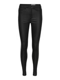 Noisy May NMCALLIE HIGH WAIST COATED SKINNY FIT JEANS, Black, highres - 27012746_Black_001.jpg