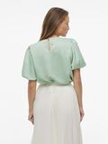 VILA VIELLETTE RONDE HALS TOP MET KORTE MOUWEN, Silt Green, highres - 14107986_SiltGreen_004.jpg
