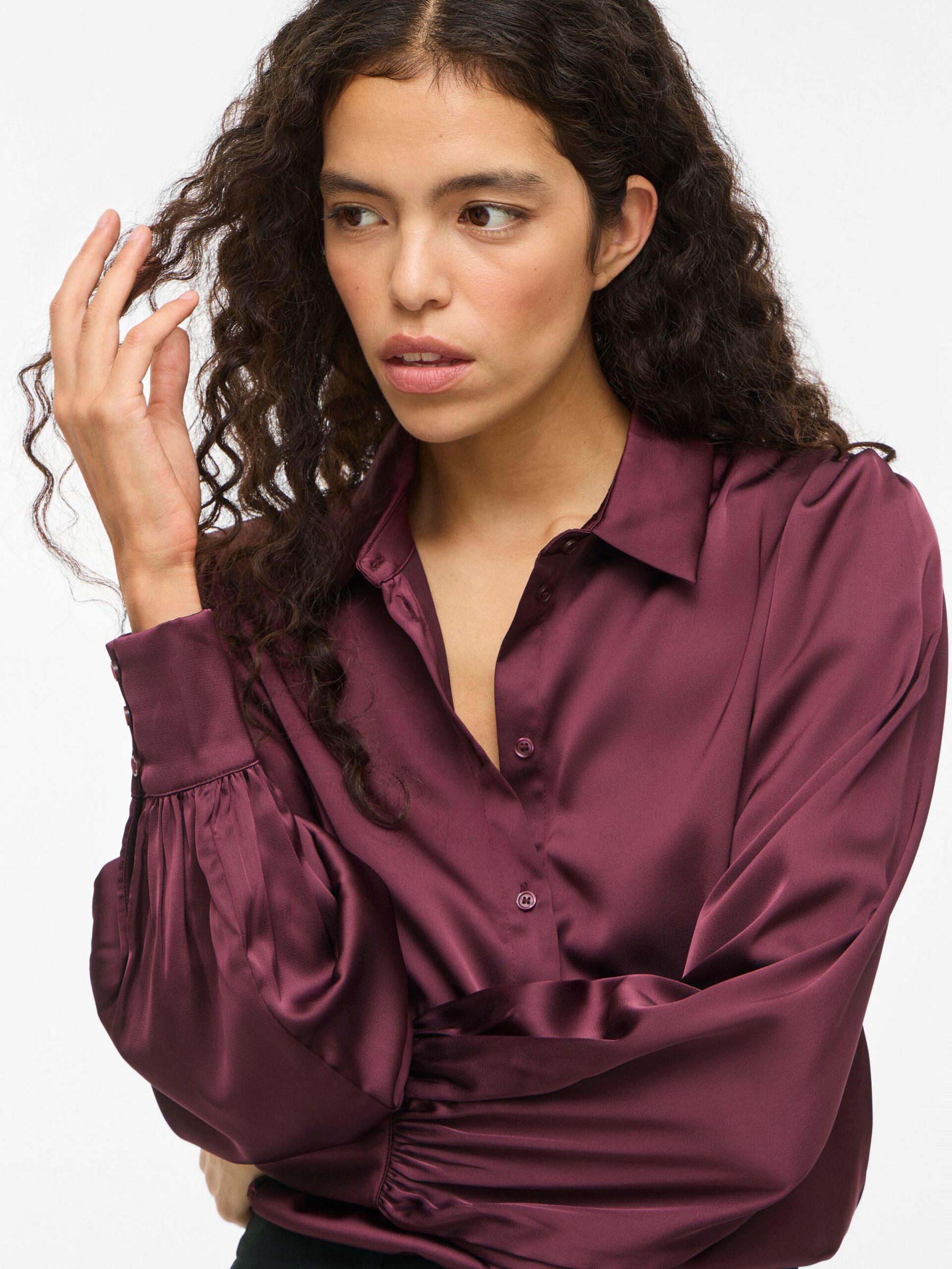 Carousel image - VIENNA - MANCHES BALLON CHEMISE, Fig | 3