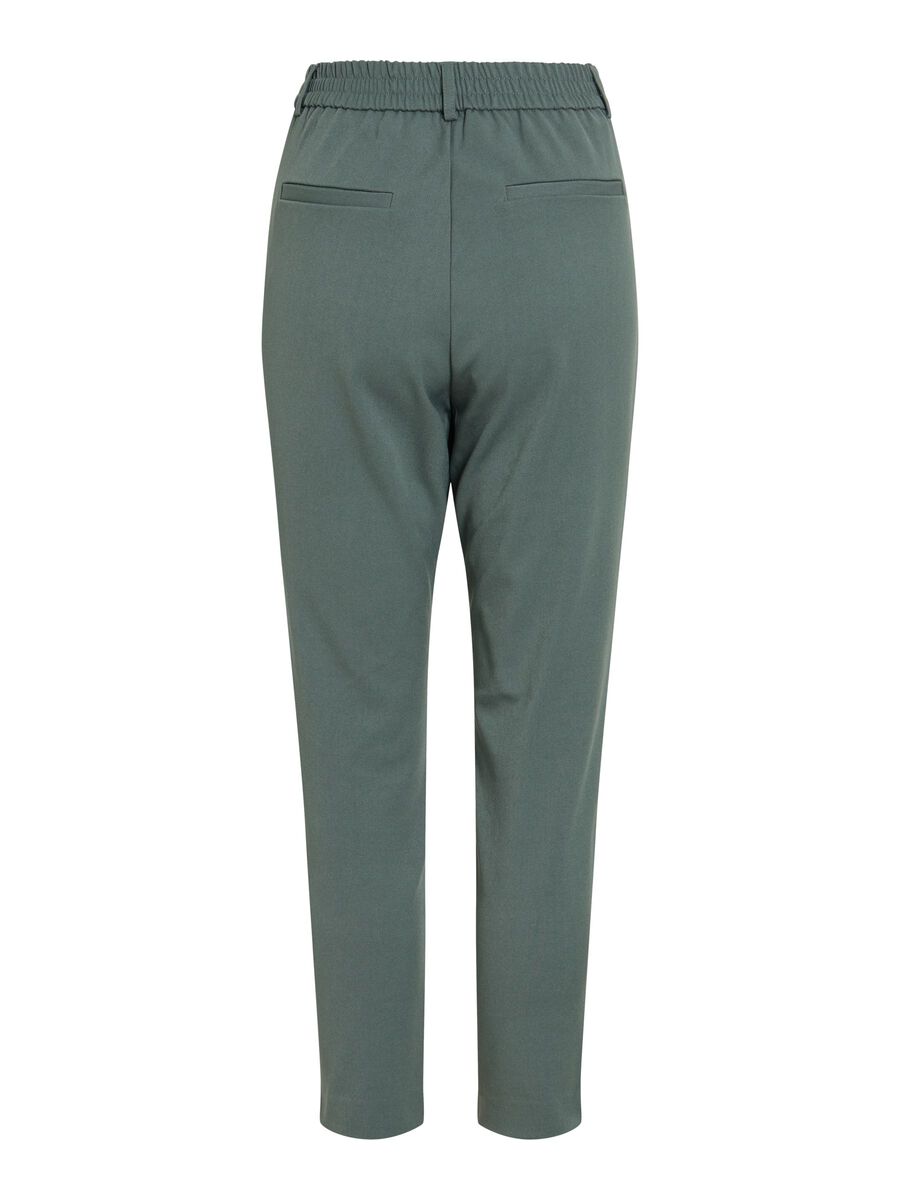 Carousel image - VIVARONE SLIM FIT HIGH WAISTED TROUSERS, Balsam Green | 6