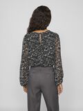 VILA ROUND NECK LONG SLEEVED BLOUSE, Black, highres - 14084606_Black_1146197_004.jpg