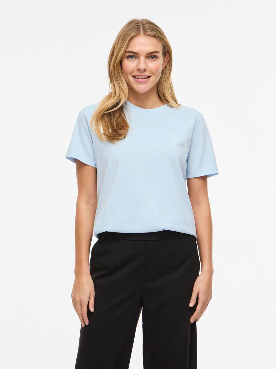 Product carousel image - VISYBILLA SCOLLO ROTONDO T-SHIRT, Nantucket Breeze | 1