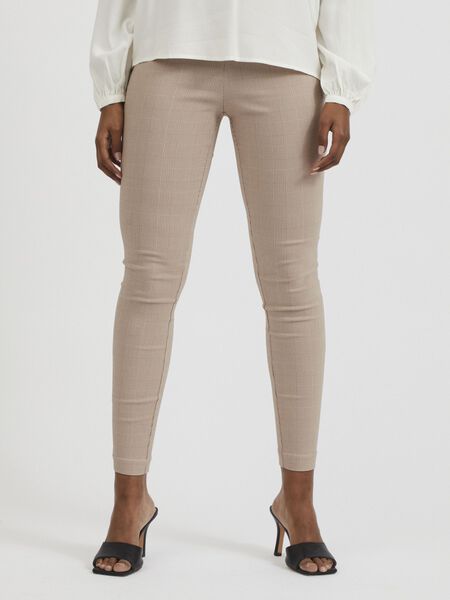 Vila HIGH WAISTED LEGGINGS, Cement, highres - 14071146_Cement_916637_003.jpg