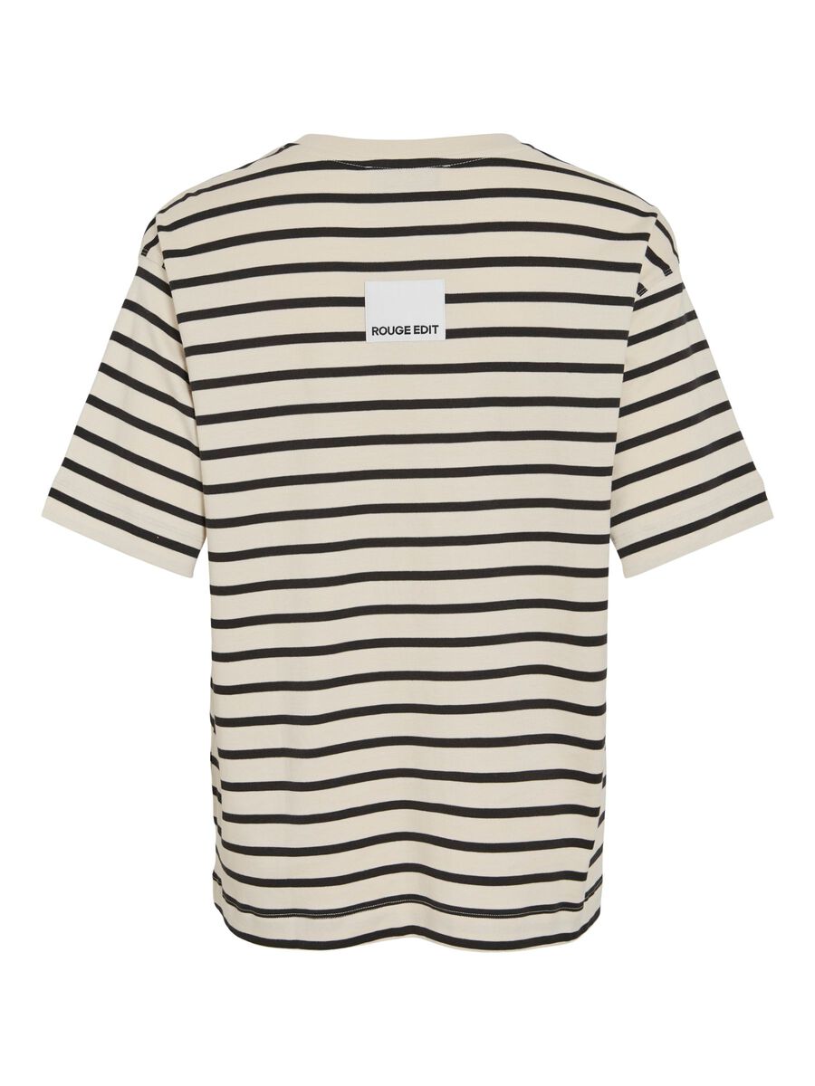 Carousel image - ROUND NECK OVERSIZED T-SHIRT, Birch | 7