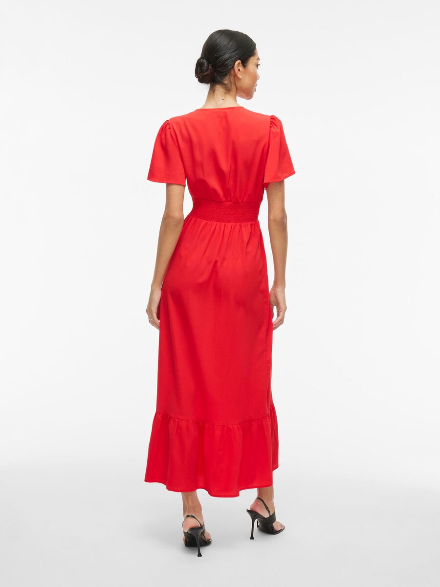 VILA SHORT SLEEVED MAXI DRESS, Mars Red, highres - 14109687_MarsRed_004.jpg