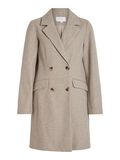 Vila DOUBLE-BREASTED COAT, Brown Lentil, highres - 14087620_BrownLentil_1053285_001.jpg