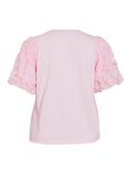 Product image thumbnail - VONESCA ROUND NECK SHORT SLEEVED TOP, Cherry Blossom | 6