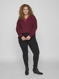 Vila CURVE - KNITTED TOP, Beet Red, highres - 14090597_BeetRed_005.jpg